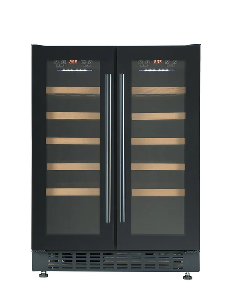 PowerPoint, P39AD2D40, Dual Zone Wine Cooler 40 bottles, Black