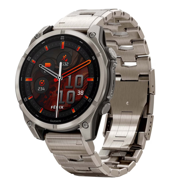 Garmin, 010-02904-40, Fenix 8 47mm AMOLED Sapphire, Titanium Graphite