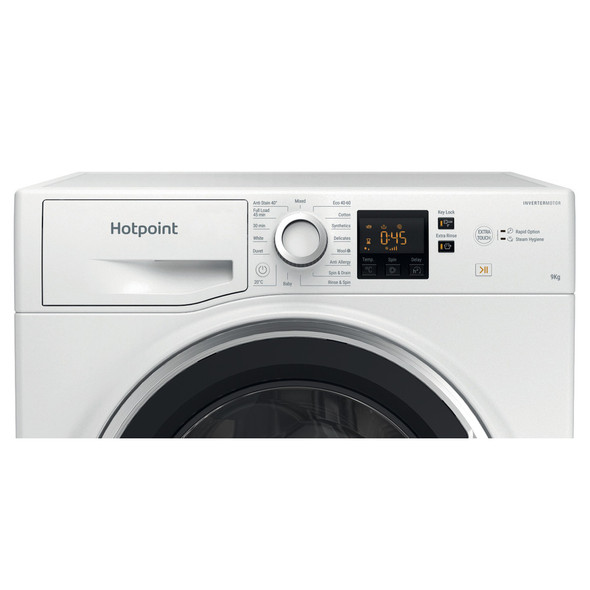 Hotpoint, HNR9W64WSIRE, Washer 9kg 1400RPM, White
