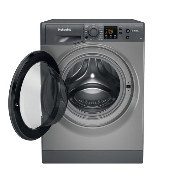 Hotpoint, HNR9W64GGIRE, Washer 9kg 1400RPM, Graphite