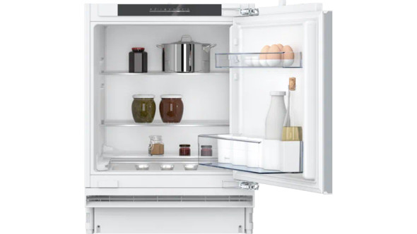 Neff, KU1212FE0G, N50 Built-under Fridge 82 x 60 cm flat hinge, White