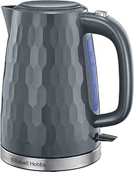 Russell Hobbs, 26053, 1.7L Honeycomb Kettle, Grey Russell Hobbs, 26053, 1.7L Honeycomb Kettle, Grey