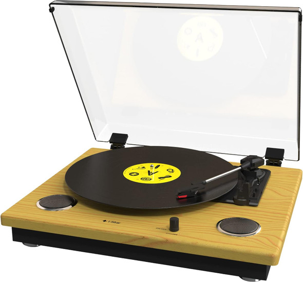 i-Star, 90104PI, Record Player with Bluetooth, Multi