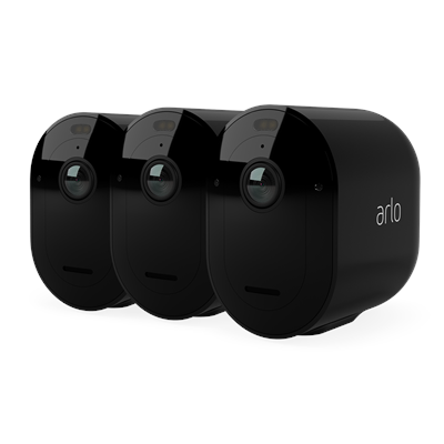 Arlo, VMC4360B100EUS, Black Pro 5 3 Camera Kit 2K resolution, Black
