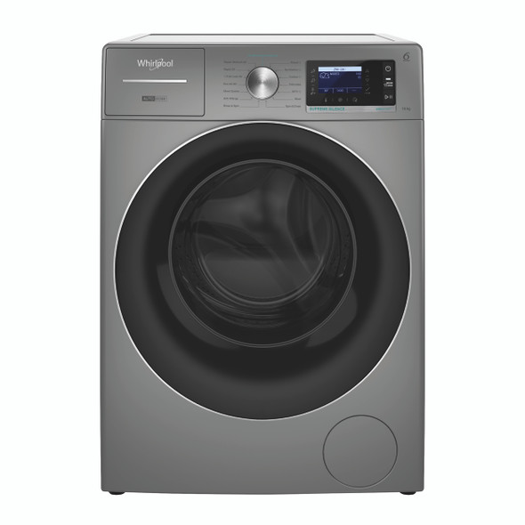 Whirlpool, W809ADSSILENCUK, Washer 10kg 1400 Spin, Gun Metal