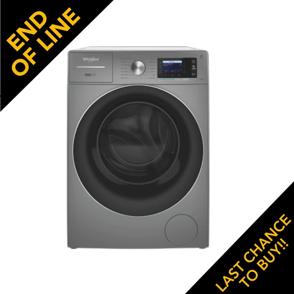 Whirlpool, W809ADSSILENCUK, Washer 10kg 1400 Spin, Gun Metal