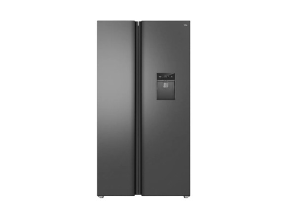 TCL, RP631SSE0UK, 92cm 631L Side-by-Side Fridge Freezer Quartz, Grey