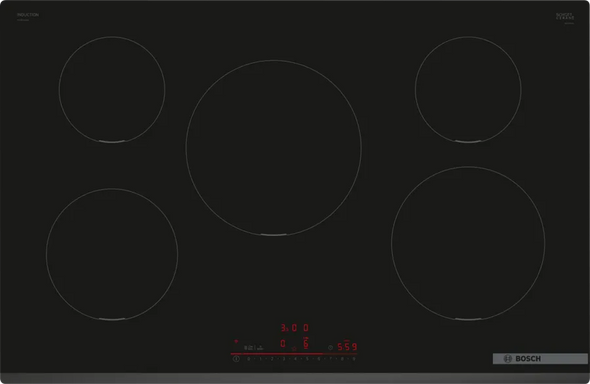 Bosch, PIV831HB1E, Series 6 Induction Hob 80 cm, Black