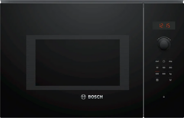 Bosch, BFL553MB0B, Series 4 Built-in microwave 59 x 38 cm, Black