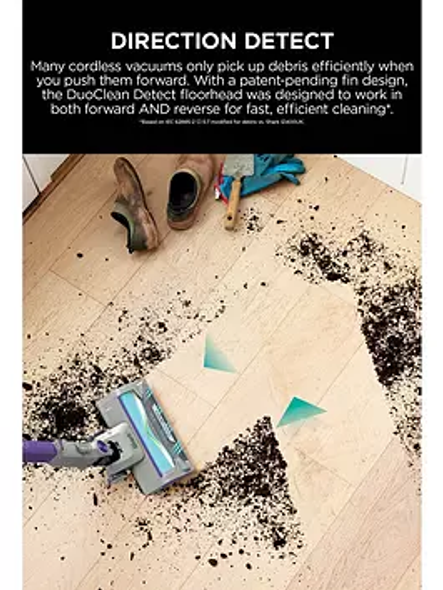 Shark, IP1251UKT, Cordless PowerDetect Stick Vacuum, Silver Shark, IP1251UKT, Cordless PowerDetect Stick Vacuum, Silver