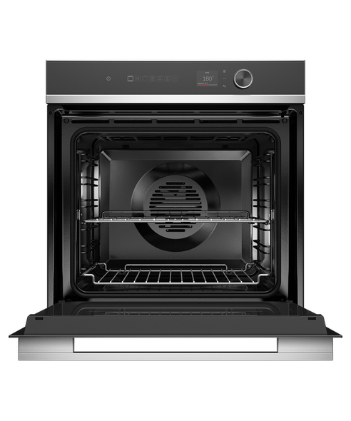Fisher & Paykel, OB60SD11PLX1, Built In Oven Single 600mm 72L 11 Function, Black