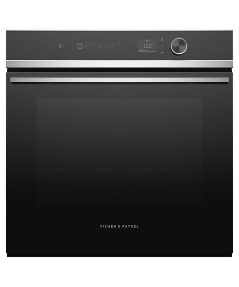 Fisher & Paykel, OB60SD11PLX1, Built In Oven Single 600mm 72L 11 Function, Black