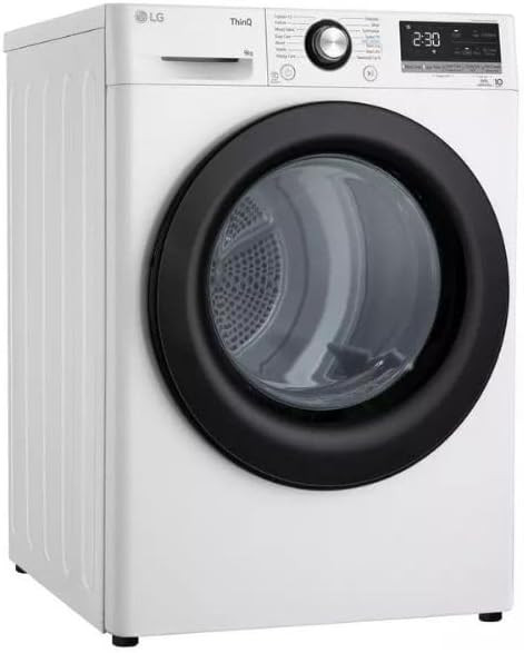 LG, FDV309WN, 9kg DUAL Inverter Heat Pump™ Tumble Dryer, White