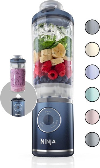 Ninja, BC251UKNV, Blast Max Portable Blender, Navy