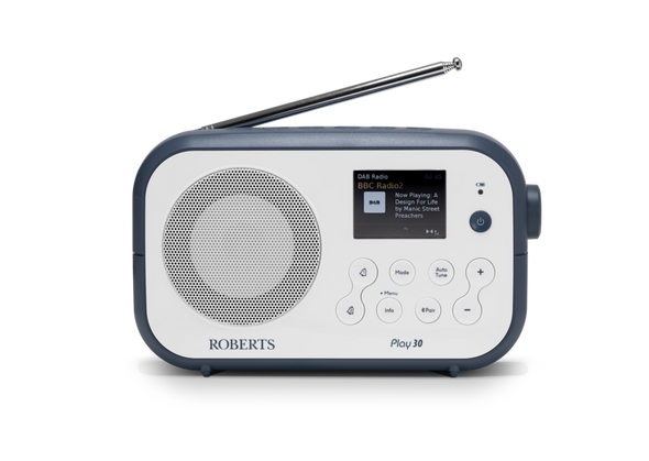 Roberts, PLAY30, FM/DAB/DAB+ Digital Radio, White