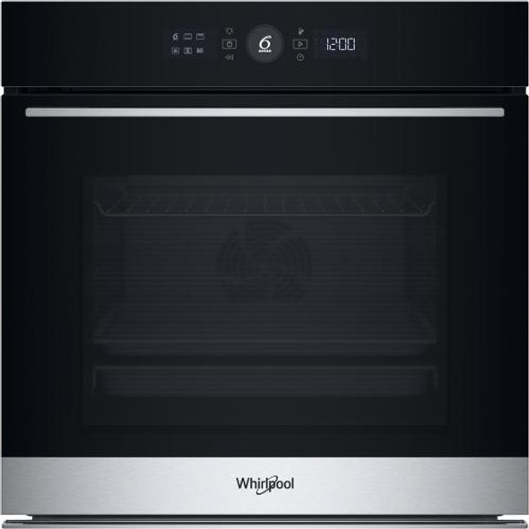Whirlpool, WOI5S8PM1XA, 73L Built-in Electric Single Oven, Inox Whirlpool, WOI5S8PM1XA, 73L Built-in Electric Single Oven, Inox