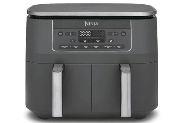 Ninja, DZ300UK, 6-in-1 Dual Zone Air Fryer 7.6L, Grey