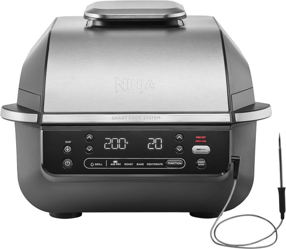 Ninja, EG351UK, 5-in-1 Grill & Air Fryer, Black