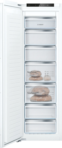 Bosch, GIN81VEE0G, Series 4 Built-In Freezer 177.2 x 55.8cm Flathinge, Multi