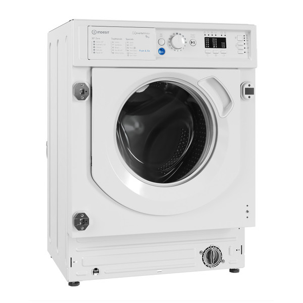 Indesit, BIWMIL91485UK, Built In Washer 9kg 1400 Spin, Multi