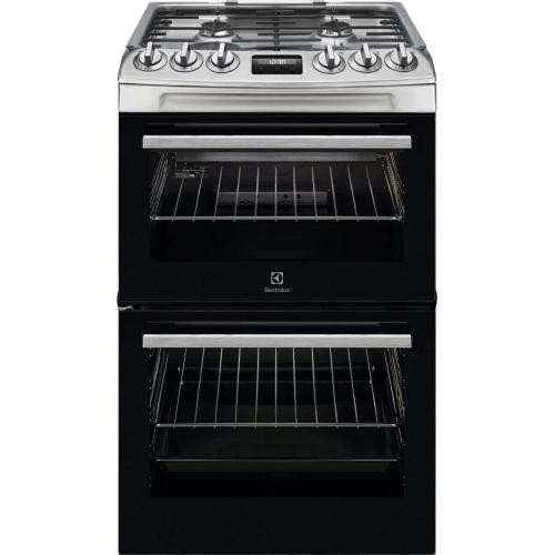 Electrolux, LKG515100X, 55cm Freestanding Natural Gas Cooker, Black