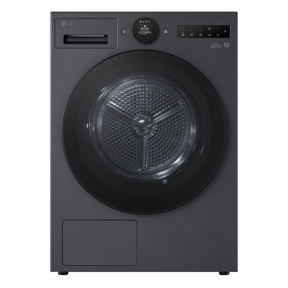 LG, RHX7009TBB, 9kg Heatpump A+++, Matte Black