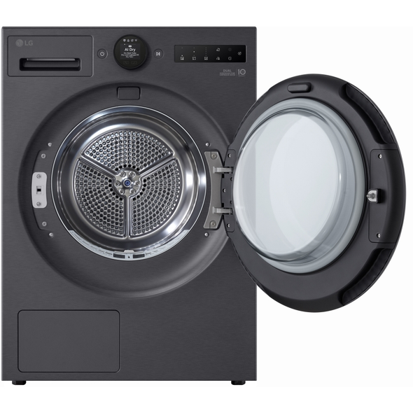 LG, RHX7009TBB, 9kg Heatpump A+++, Matte Black