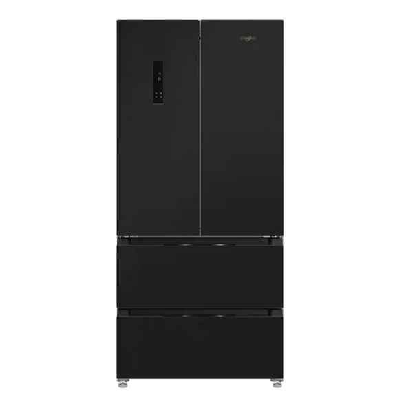 Whirlpool, WHG26513XK4UK, 513L French Door Fridge Freezer, Dark Inox