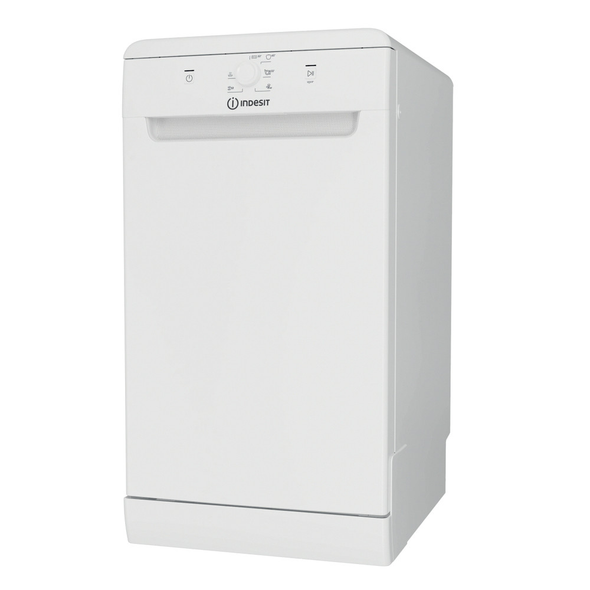 Indesit, IN2FE10CS90WUK, Freestanding Slimline 10 Place Dishwasher, White