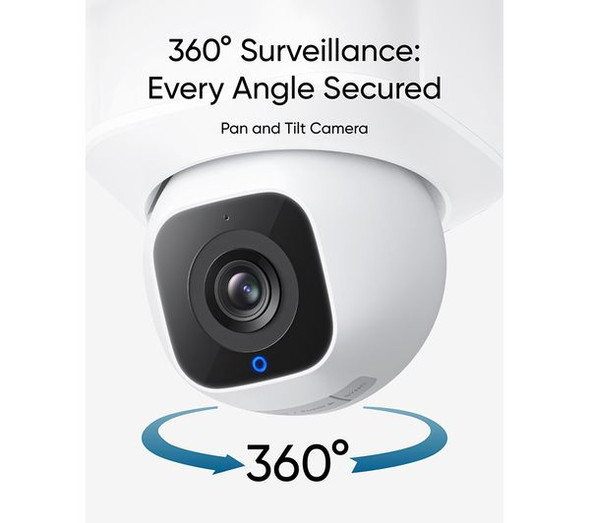 Eufy, T8426321, Security floodlight camera E30, White