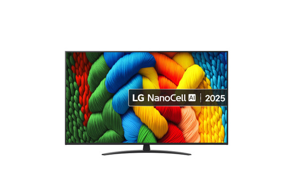 LG, 65NANO81A6A, Nano 65" 4K TV, Black