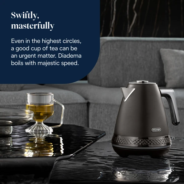 De'Longhi, KBV3001.BK, Diadema Kettle, Black