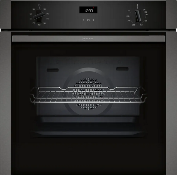 Neff, B1ACE4AG3B, N 50 Built-in oven 60 x 60 cm, Graphite-Grey