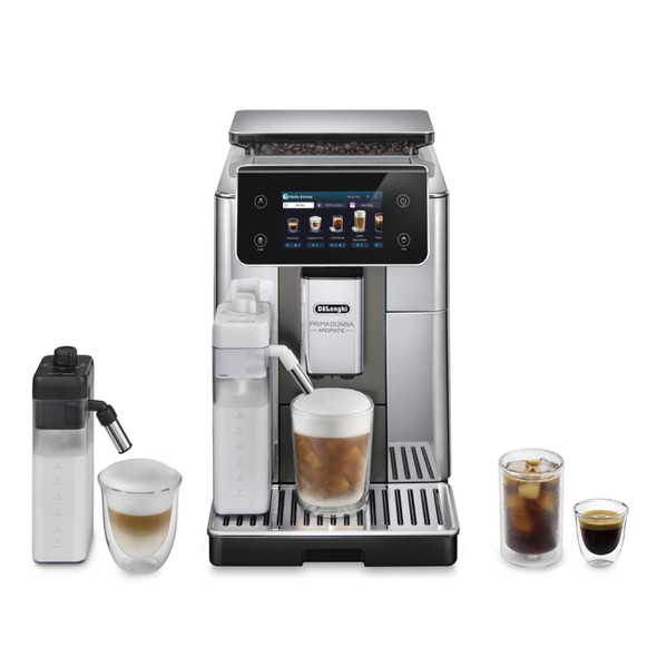 De'Longhi, ECAM630.75.TSM, Primadonna Aromatic, Silver