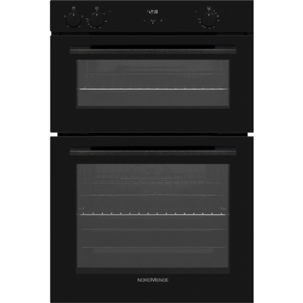 NordMende, DOI326BL, Built In Double Oven and Grill, Black Glass