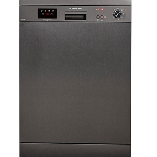 NordMende, DW67DIX, 60cm 7 Programmes Dishwasher, Dark Inox
