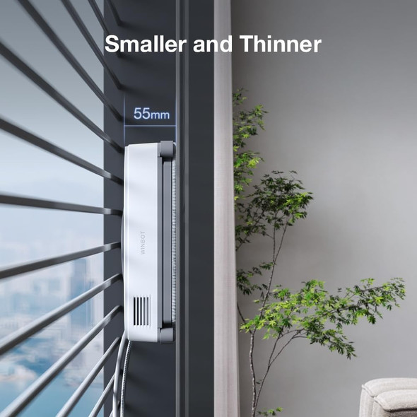 Ecovacs, 270-WG841-01TD, WINBOT MINI Robot Window Cleaner, Cream