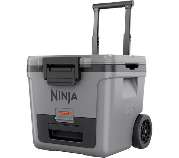 Ninja, FB230UKGY, FrostVault 30QT/28L Wheeled Cooler with Dry Zone, Slate Grey