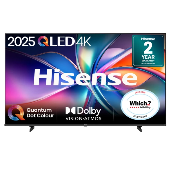 Hisense, 43E71Q, 43" E7Q 4K Ultra QLED Smart TV Dolby Atmos, Black
