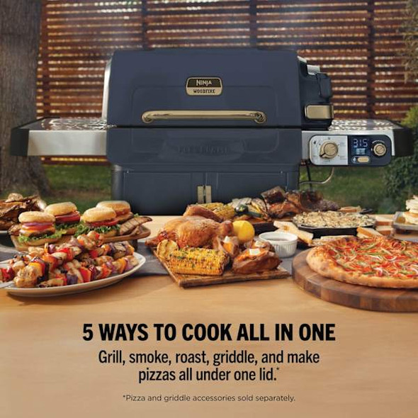 Ninja, PG301UKBL, FlexFlame Outdoor Cooking System, Multi