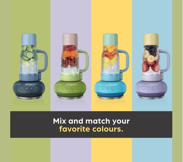 Ninja, DB351UKBL, BlendBoss Tumbler Blender, Blue Raspberry
