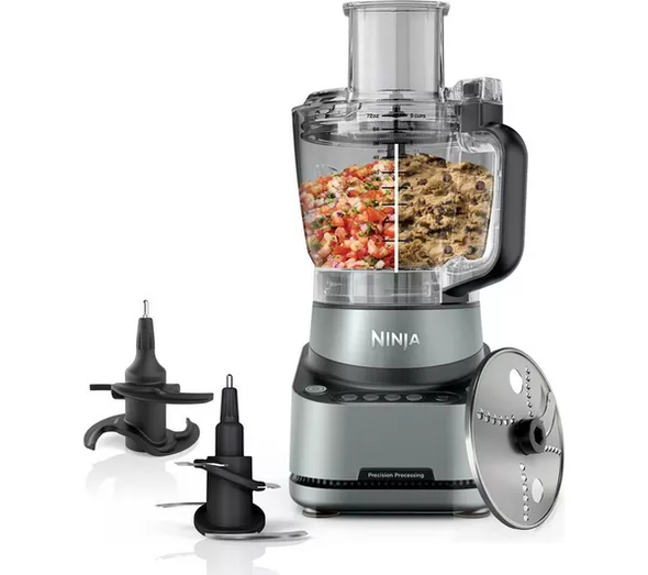 Ninja, BZ651UK, PrecisionPro Food Processor, Silver