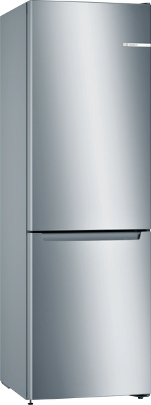 Bosch, KGN33NLEBG, Series 2 Freestanding Fridge Freezer, Stainless Steel Look