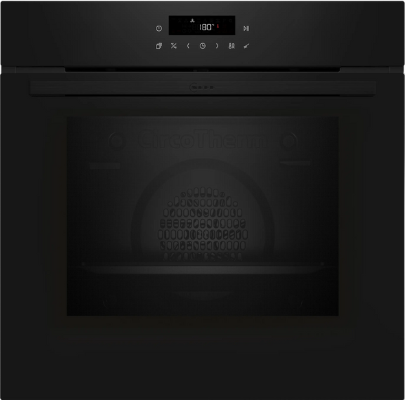 Neff, B2CCJ7AK0B, N30 Built In Single Oven, Black