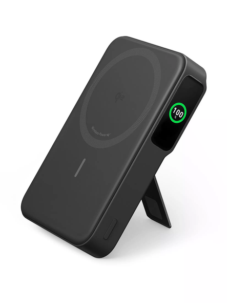 Anker, A1654G11, MagGo 10000mAh Power Bank 15W Wireless Charging, Black