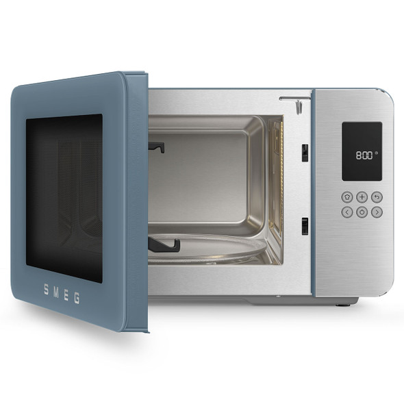 Smeg, MOC01SBMUK, Microwave Grill, Blue