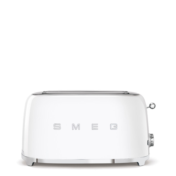 Smeg, TSF02WHUK, 4 Slice Long Slot Toaster, White