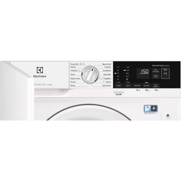 Electrolux, EF7842OBI, Built-In Washing Machine 8kg 1400rpm, White