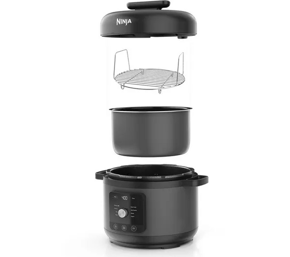 Ninja, PC201UK, Hyper Heat 9 in 1 Pressure and Rice Cooker, Black