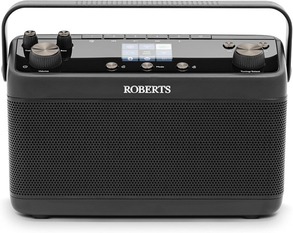 Roberts, STREAM219BK, Stream 219 Internet/DAB+/FM Stereo Portable Radio, Black